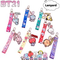 BT21 Chimmy Tata Cooky cute high-appearance cartoon wristband keychain creative personalized anime character peripheral pendant