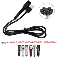 USB Charging Cable For Wahl 8148/8591/8504/8509/1919/2240/2241 Power Cord 1M Length Professional Hair Clipper Accessories
