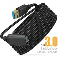 0.5/1/2/3/5m Nylon Braided USB 3.0 Male-To-Female High-Speed Transmission Data Cable For Laptops Camera Printer Extension Cable