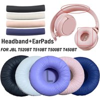 Replacement Headset Ear Pads Foam Comfortable Ear Cushions Soft Earpads Pillow for JBL T520BT T510BT T500BT T450BT