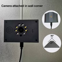 6MP Tuya Smart Camera Security Wireless Window Aquarium Mount Multi-Purpose WiFi Monitoring Night Vision Corner Two-Way Audio