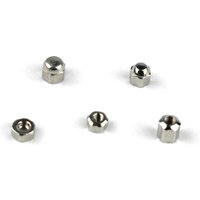 200pcs Hex Plum Metal Eyeglasses Screw Nut Cap 1.2mm 1.4mm Glasses Repairing Accessory