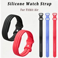 Sport Silicone Watch Strap for Google Fitbit Air Rubber Bracelet Breathable Band Wristband
