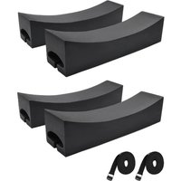 Sturdy Car Top Kayak Racks Foam Block Set Roof Rack Pads for Kayak Rail Mount Inflatable Kayak Canoe Carrier