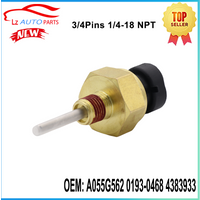 Temperature Sensor Coolant Level Switch A055G562 0193-0468 for Onan Cummins Engine K19 KTA19 K38 KTA38 K50KTA50 4383933