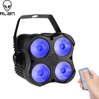 ALIEN Remote 4x8W 4IN1 RGBW Mini LED Stage Par Light DJ Disco Bar Party Dance Birthday Holiday Wedding Xmas Stage Effect Lamp