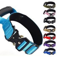 Pet Collar Explosion Proof Impact Resistance Pull Dog Collar Medium Large Dog Collar Tactical Collar dog collar