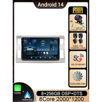 Android 15 Auto CarPlay Car Radio For Toyota Previa 3 XR50 Estima 2006-2019 GPS Video Multimedia Player Stereo WIFI+4G Head Unit
