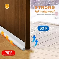 Adjustable Door Bottom Seal Strip Weatherstrip Under Door Draft Stopper Anti-Cold Windproof Gap Blocker House Acoustic Foam