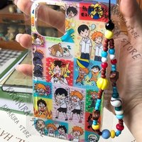 Anime Haikyuu!! mobile phone shell Kozume Kenma Kei Tsukishima Cosplay Phones protective case Mascot Pendant
