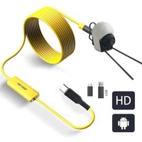 Yellow Cable Fish Finder Sonarl Waterproof Fishing Depth Finder , Portable Fishing device for Boat Kayak Shore Fishing,HD camera