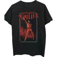 Michael Jackson Thriller Red Suit T-shirt Cotton Graphic Tee Men Women Summer Streetwear