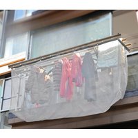 Anti-drop Clothes Outdoor High-rise Clothes Mesh Cover Clothes Household Anti-drop Mesh Pocket Balcony Telescopic Drying