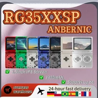 ANBERNIC RG35XXSP 3.5'' IPS Screen Flip Handheld Console Linux System HDMI-compatible TV Output 64G 5500 Games Pre-installed