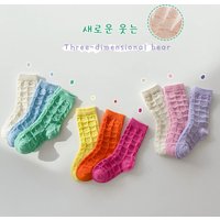 Spring Socks Children Candy Color Soft Thin Socks1-12Y Girls Boys Socks Baby Infant Cotton Sock 3 Pairs