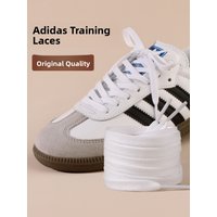 Original Quality DT Shoe Laces Flat Thin White Non-Ball for Board Shoes Adi Samba Shoes Accessories Casual Sports Gear