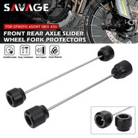 For CFMOTO 450MT CF-MOTO IBEX 450 MT Motorcycle Axle Sliders Front Wheel Fork Guard Rear Swingarm Spindle Slider Protection