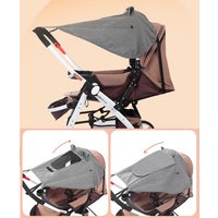 Baby Stroller Rag Shade Blocks UV UVB Sun Rays Cover Car Awning Mosquito Insect Net Mesh RainTent Stroller Protection Accessory