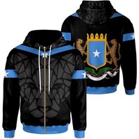 New Country Flag Graphic Men Women Hoodies Somalia National Emblem 3D Printed Long Sleeve Hooded Sweatshirts Street Pullovers