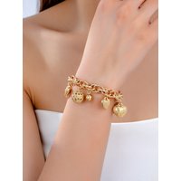 Elegant, Unique, Exquisite, Luxurious, Versatile Summer Style Metal Hollow Round Heart Bracelet