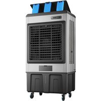Portable 3-Speed 220V Air Cooler, Moveable Water Cooler Fan for Home Office, Plug-in Evaporative Cooler