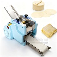 110V 220V Commercial Tabletop Dumpling Dough Skin Wrapper Making Machine For Empanadas Gyoza Pizza Wonton Round Square Shape