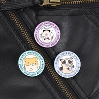 Always Confused but Doing Best Hamster Pin Thumbs Up Sweat Drop Cute Club Brooch for Lost and Tired Souls Streetwear Style