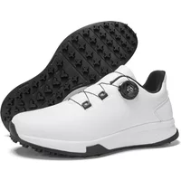 2026 Golf Shoes For Men Women Outdoor Leather Sneakers Flat Walking Professional Fashion Soft Big Size Blue Black
