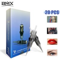 20 teile/schachtel Tattoo Nadeln Revolution Patrone Gebogene Magnum Shader 0,16/0,18/0,3/0,35mm Tattoo Patronen für permanent Make-Up