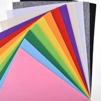 40Pcs Colorful Felt Fabric Sheet Squares 1mm Thick Non Woven Fabric Handicraft Durable Patchwork Cloth Sewing DIY Craft