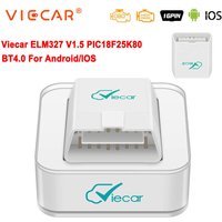 Viecar ELM327 V1.5 Bluetooth 4.0 OBD 2 OBD2 PIC18F25K80 ELM 327 V1 5 OBDII Car Diagnostic Scanner ODB2 Auto tool Code Reader