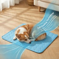 Dog Cat Cooling Mat - Extra Large Summer Cold Bed Ice Pad for Small & Big Pets, Durable Blanket Sofa Accessory