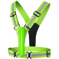 AliExpress NONE LED Running Vest Reflective Glowing Reflector Straps High Cycling Visibility Night Running Riding Clothing Elastic Band