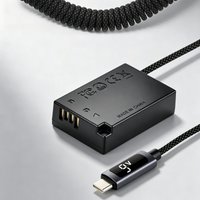 Batmax LP-E17 DR-E18 Dummy Battery with USB-C PD 9V Port for Canon R100 R50 R10 R8 RP 200D 250D 750D 760D 800D 850D 77D