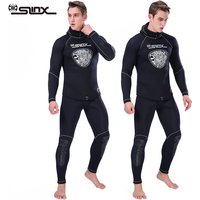 5MM Neoprene Wetsuit Men Tops Pants Diving Suit Equipment Underwater Fishing Spearfishing Kitesurf Swimwear Wetsuit Equipment