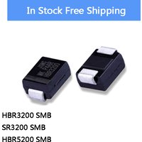 20Pcs HBR3200 SS320 B320 SS3200 SMB SR3200 HBR5200 SMD Schottky diode 3A200V 5200 In Stock Wholesale