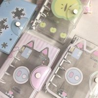 A7 Candy Cute Snowflake Green Apple Colored Binder Cover Journal Sketchbook Accessories Diary Office Supplies