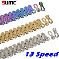 Bicycle Chain SUMC SX13 13 Speed MTB Road Bike Chains 126L 13S with missinglink Mountain Bike With Original Box 13V Chains