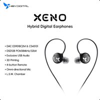 HiBy Digital XENO Hybrid Driving Dynamic & MEMS Hybrid Digital Earphones DSD128 PCM384kHz/32bit Type C USB DAC ES9018C2M CS431
