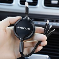 Car 3-in-1 Interface Charger Data Cable Safe Fast Charging Scalable Data Cable For Chery Jaecoo J6 J7 J8 Phev Tiggo Arrizo Omoda