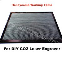Hochwertiger 600 x 600 mm 23,6 x 23,6 Zoll 60 cm Waben-Arbeitstisch für Lasergravierer, große Wabenplatte aus Stahl und Aluminiumlegierung