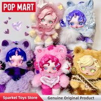 POPMART Skullpanda My Little Pony Series Vinyl Plush Pendant Blind Box Trendy Toys Skullpanda Mystery Box Figure Gift For Girl