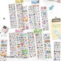 Kawaii 3pcs/Pack PET Star Film Washi Tape Long Strip Tape For Journal & Kuka Decoration Hand Book Journals Material