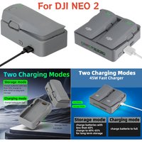 Battery Charger For DJI NEO 2 Single/Dual Mode Charging Base USB Fast Charger Fast Charge 5V/3A Input Portable Accessories