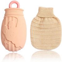 Hot Water Bottle Mini Silicone Water Refillable Compress Bag With Cover For Girls Portable Cold/Hot Compress To Cool/Warm Hands