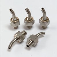 M8/M10/M12/M14/M16 Stainless Steel SS304 CNC Lathe Turret Water Spray Cooling Universal Adjustable Elbow Cooling Nozzle