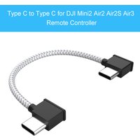 Remote Controller Nylon Braided Cable Type-C Adapter Wire Mobile Phone Data Line for DJI Mavic3/AIR 2/AIR 2S/MINI2