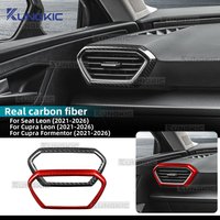 Real Dry Carbon Fiber For Cupra Formentor/Cupra Leon/Seat Leon 2021-2023 2024 2025 2026 Air Outlets Frame Side of Center Console