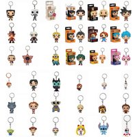 FUNKO POP New Frozen Keychain Toy Story Wall-E Minions Dragon Ball Naruto One Piece Action Figure Toy Kids Gifts