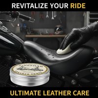 AliExpress NONE Motorcycle Seat Cleaner and Conditioner, Leather Care Cream, Waterproof UV Protection for Car Bike Seats,Jackets,Bags,Boots,100g